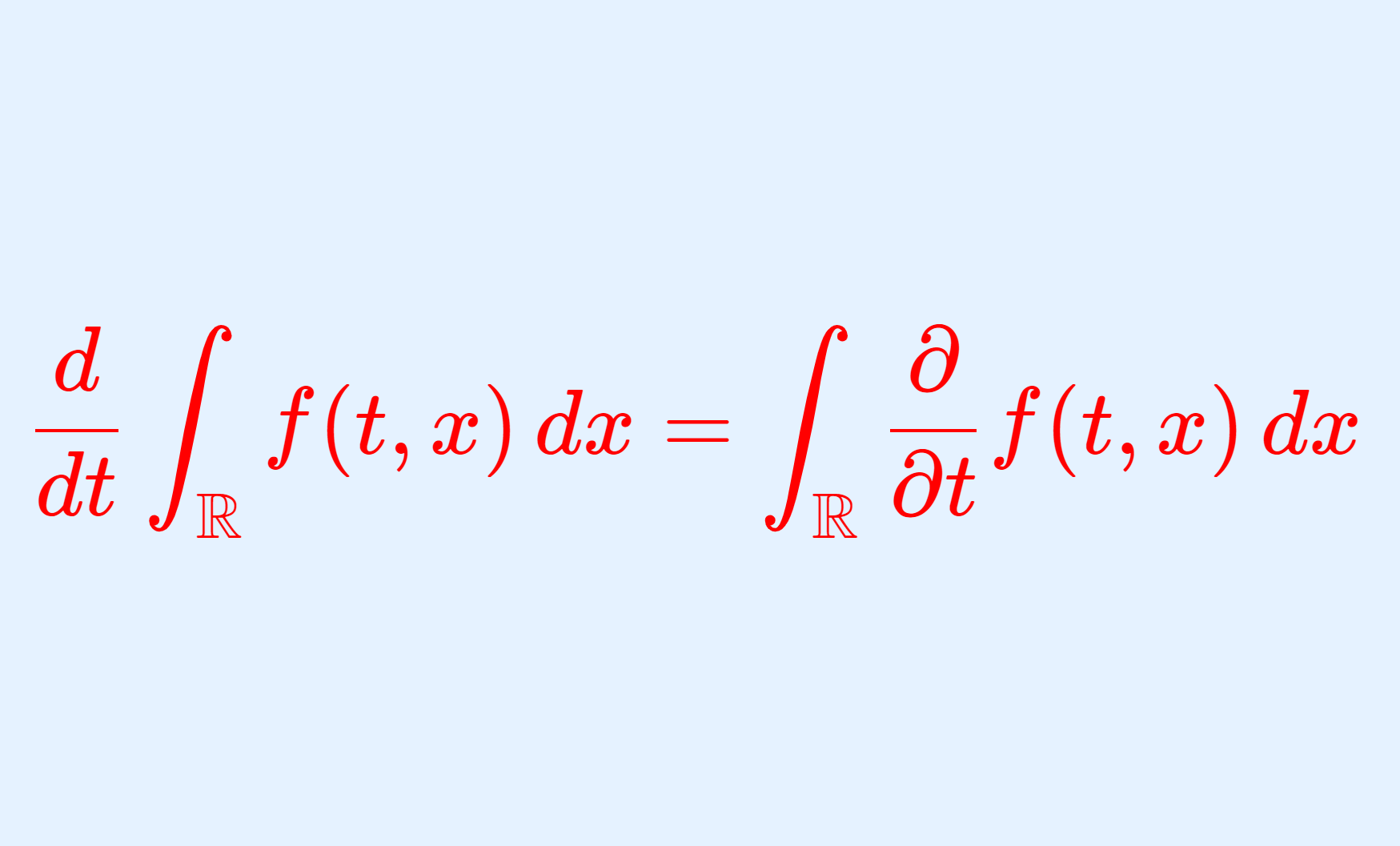 微分と積分の交換定理とその具体例2つ