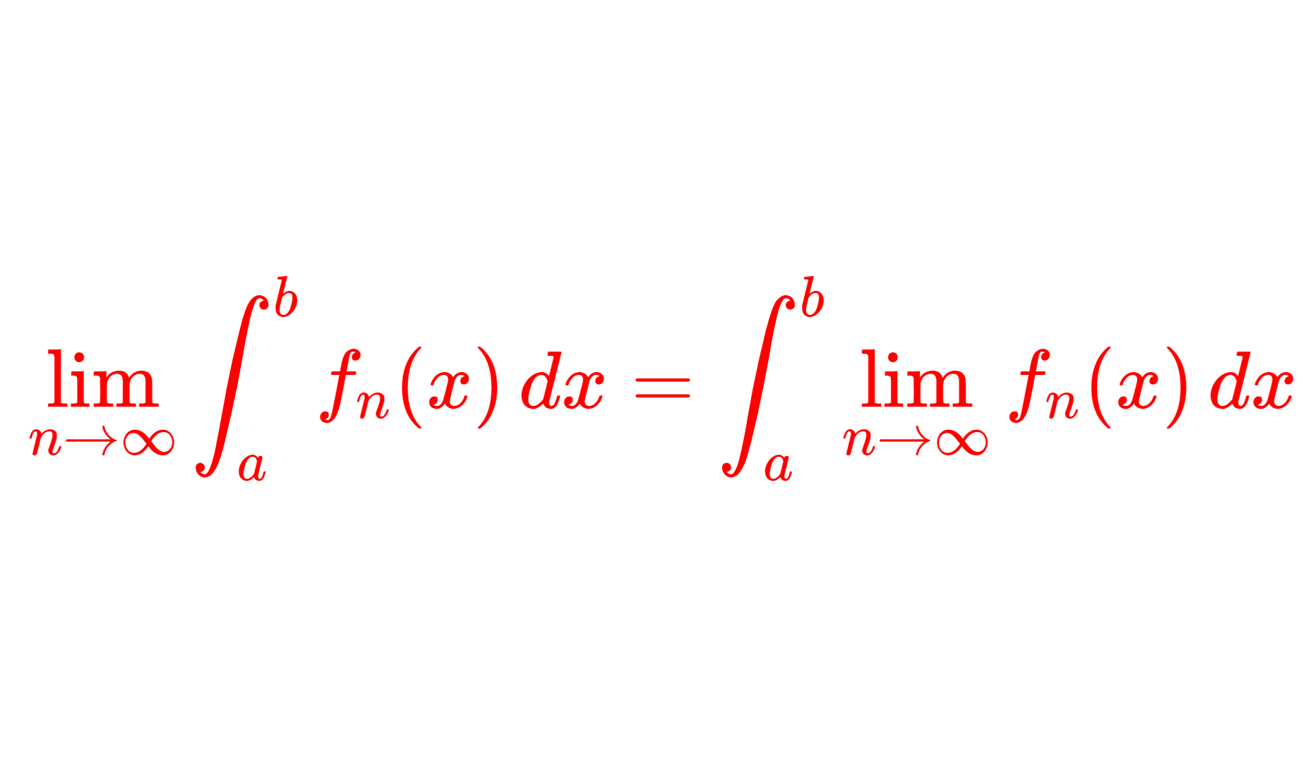 極限と積分の順序交換定理6つと交換できない例3つまとめ