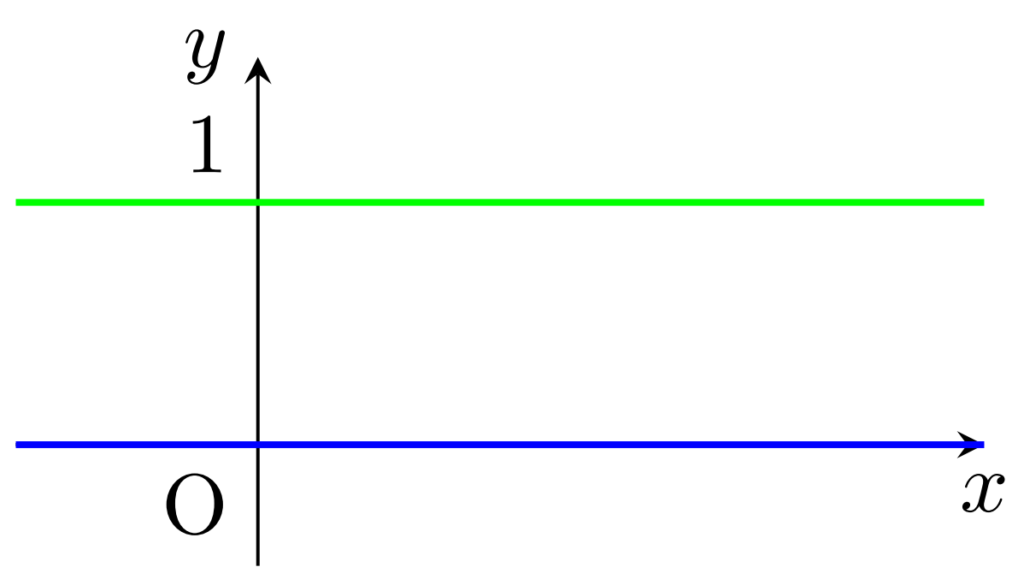 ディリクレ関数の仮想的なグラフ